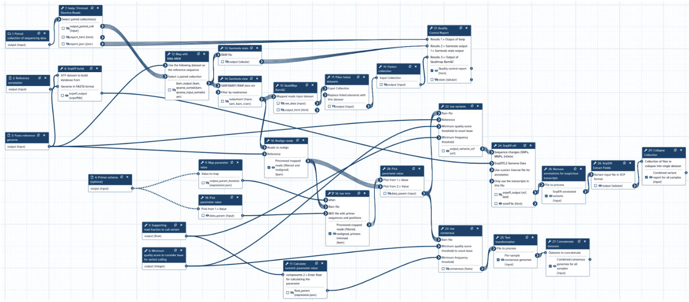 Schematics of the variant calling workflow used in this study